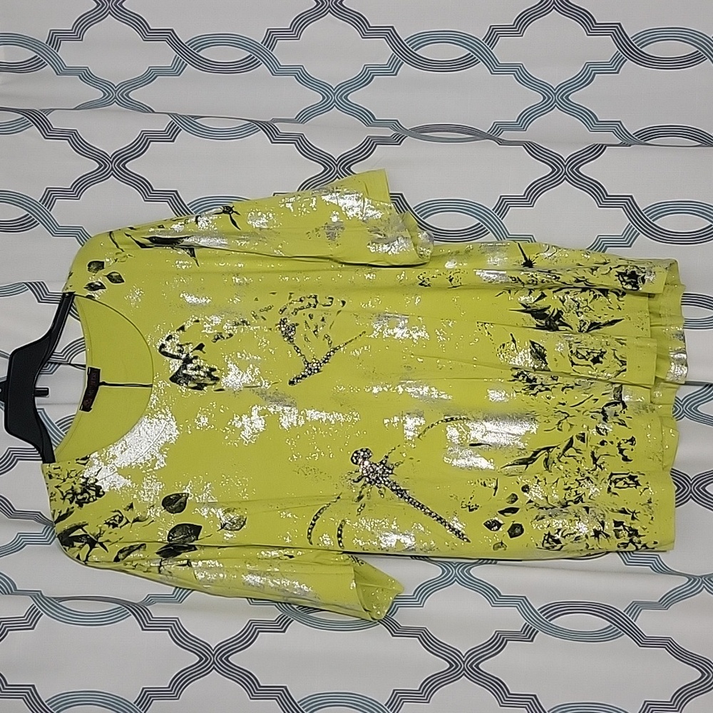 New tunic  with crystals size 2X, 3X